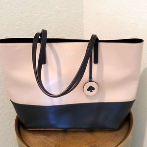 Kate Spade pink and black tote